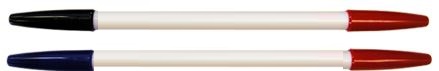 Baccarat Accessories: Baccarat Pens, 7.5", Blank (per Case of 1,000 Pens), Red and Black main image